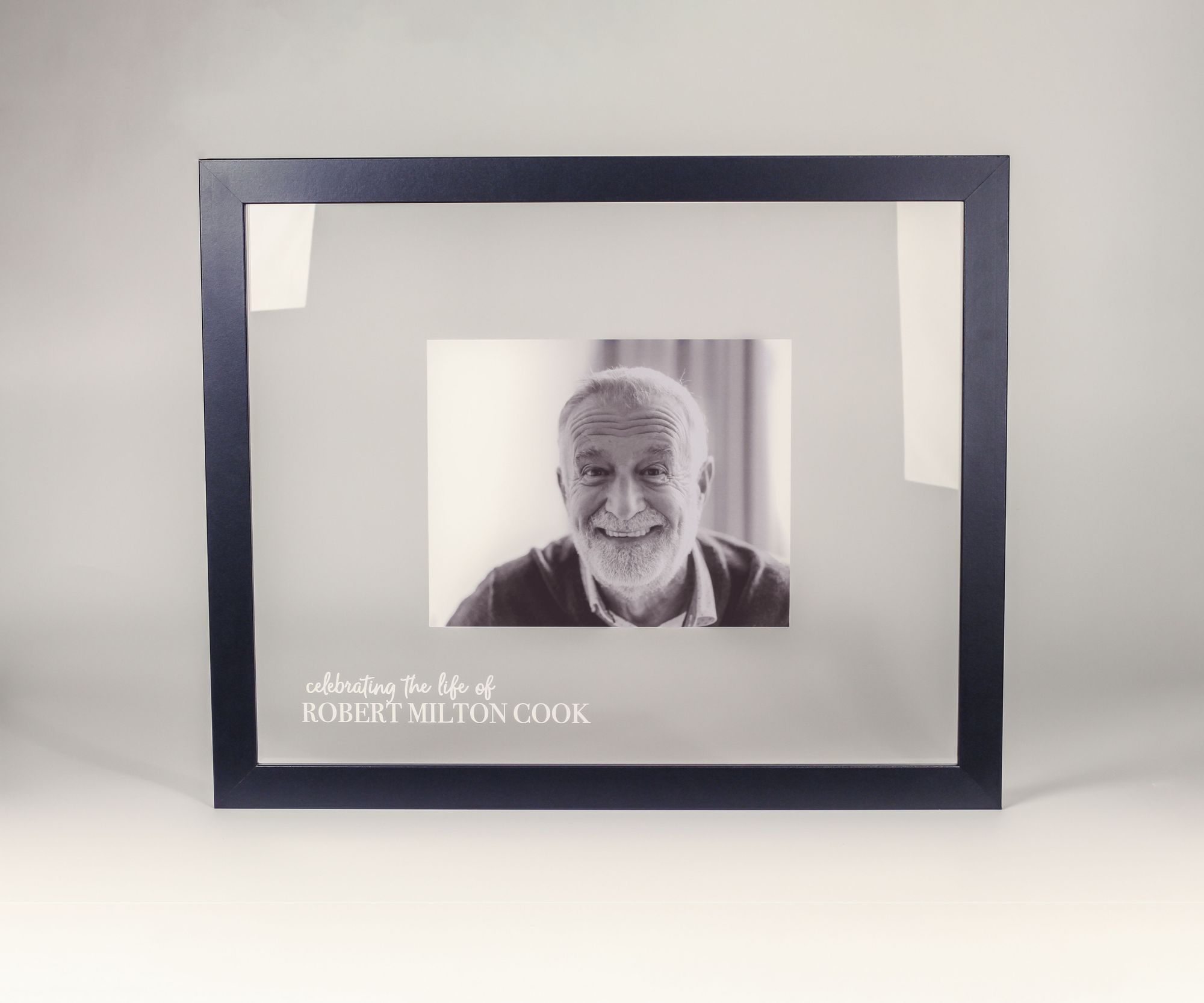 Photo Memorial Sign-In Board – Celebration of Life Guest Board