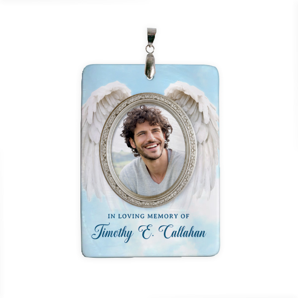 Eternal Keepsake Shell Pendant with Photo – Personalized Memorial Keepsake Jewelry