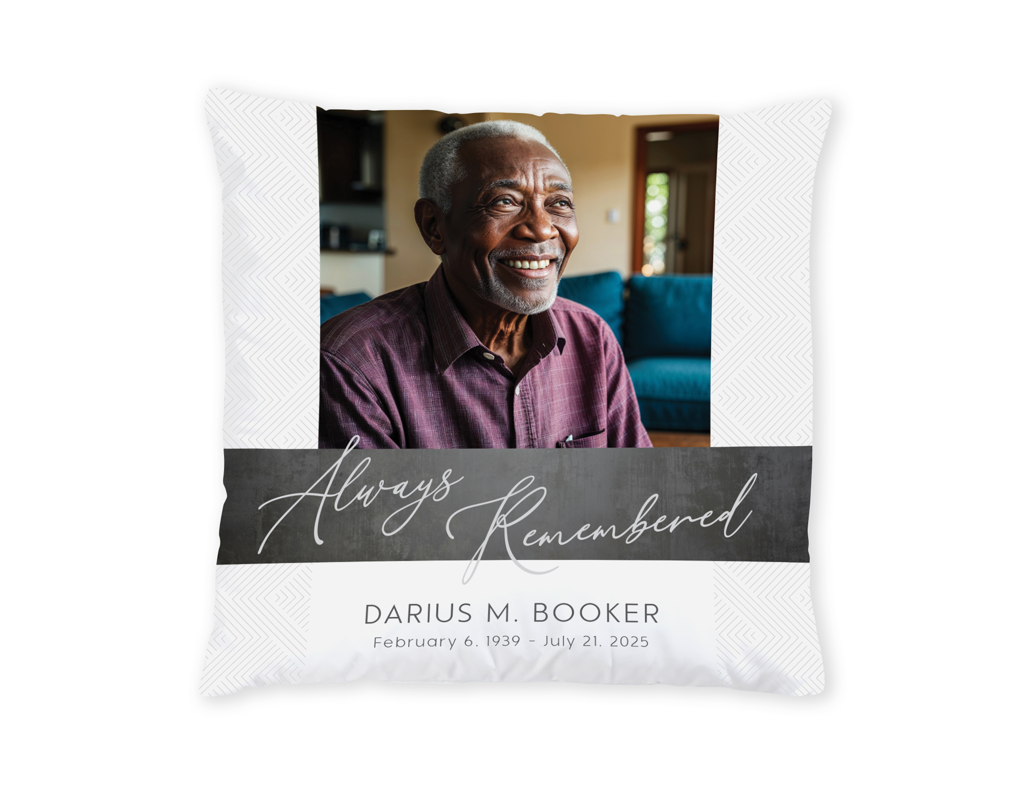 Memory Hug Photo Pillow – Personalized Funeral Keepsake Gift