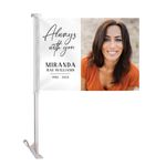 Final Journey Car Flag – Personalized Funeral Tribute Flag 3