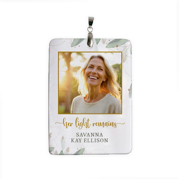 Eternal Keepsake Shell Pendant with Photo – Personalized Memorial Keepsake Jewelry 2