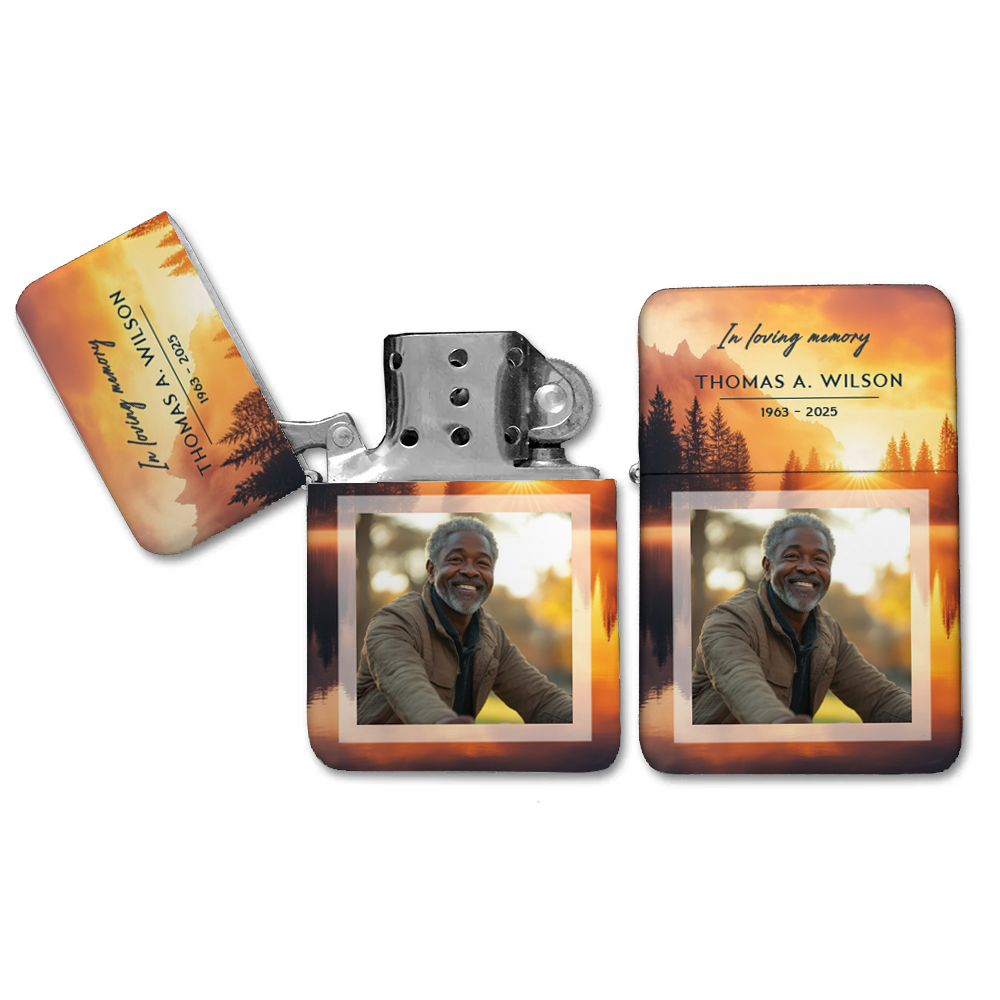 Eternal Flame Memorial Lighter – Personalized Photo Tribute 1