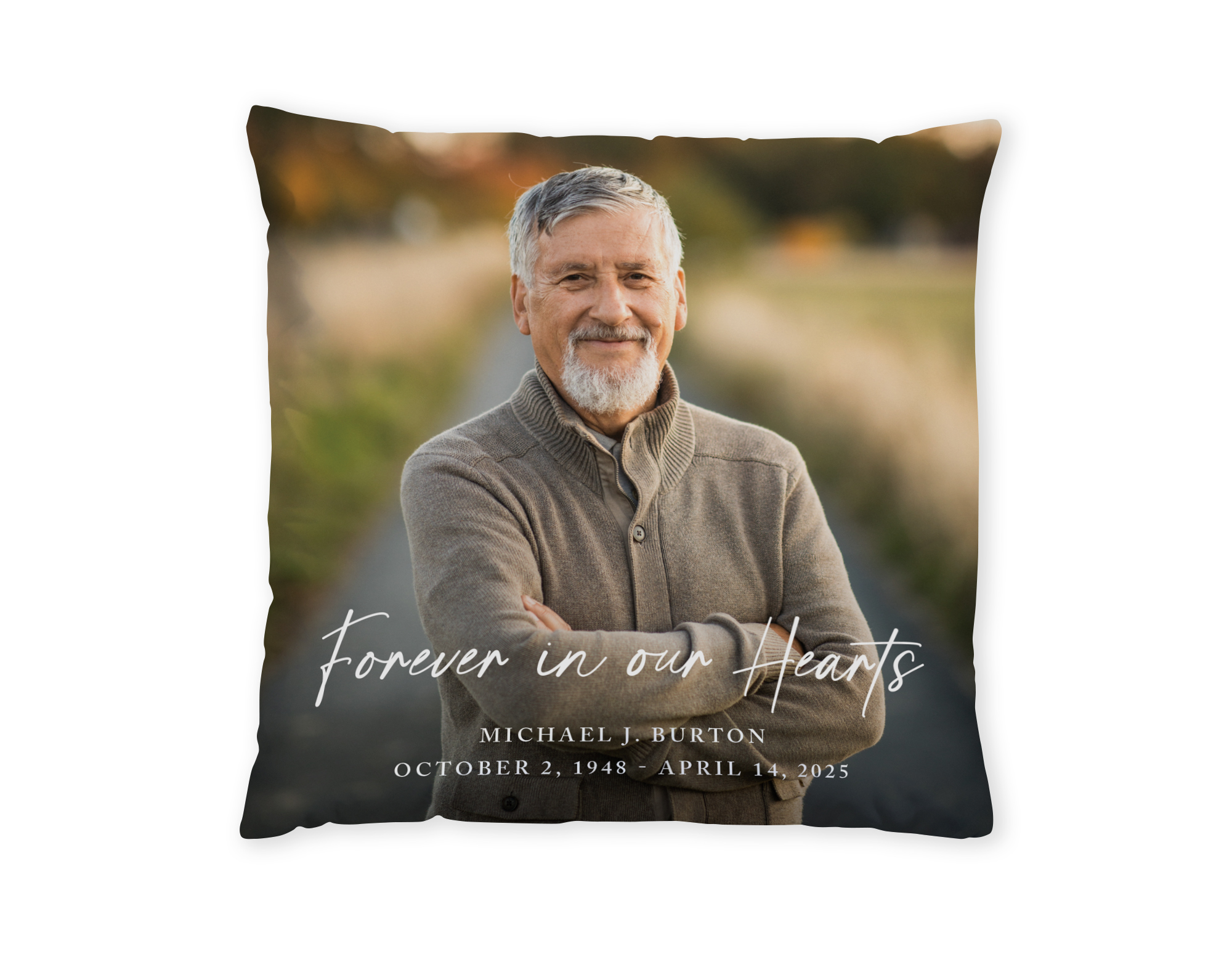 Memory Hug Photo Pillow – Personalized Funeral Keepsake Gift 2