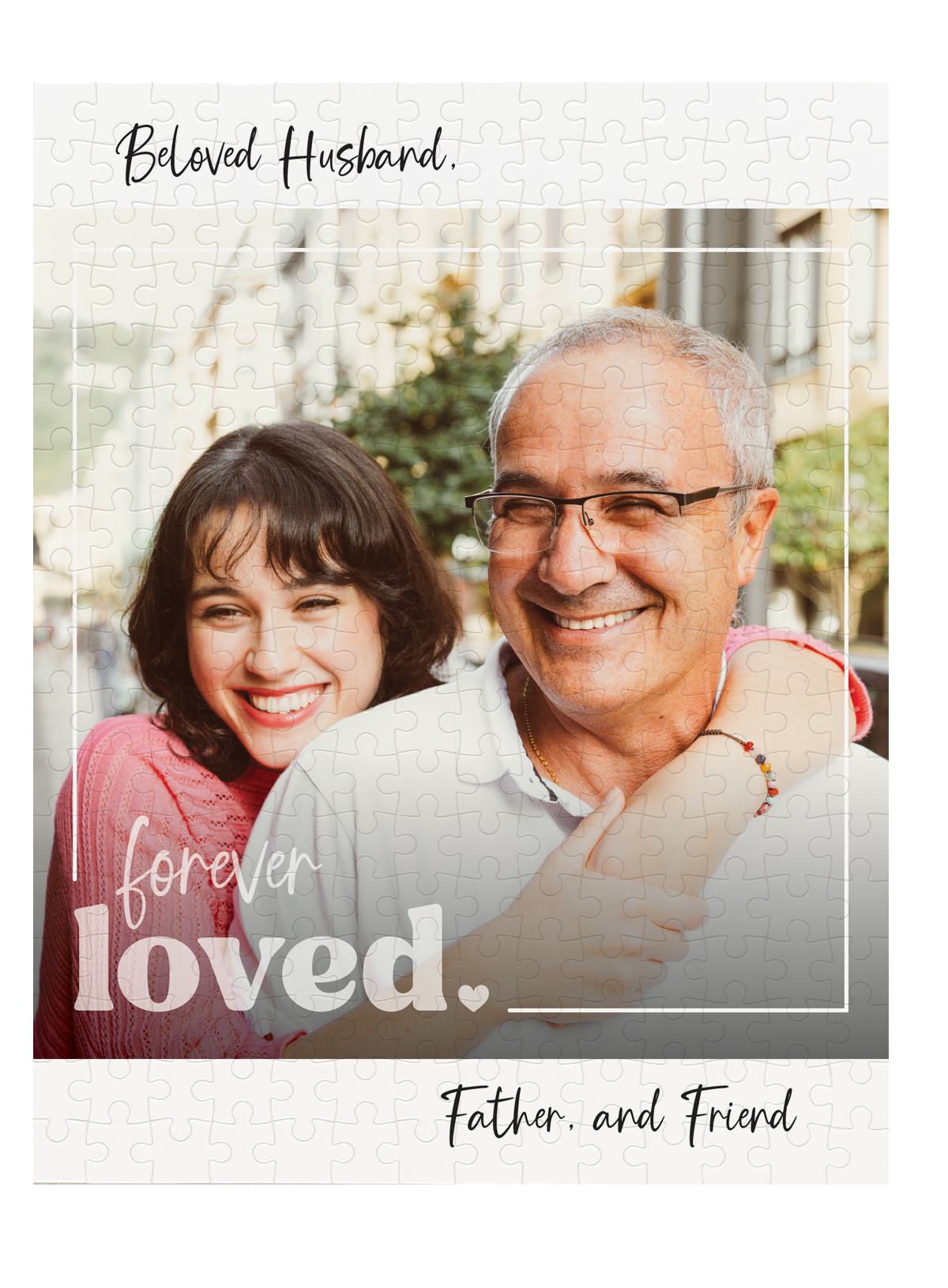 Keepsake Photo Puzzle – Personalized Funeral Keepsake Gift 2