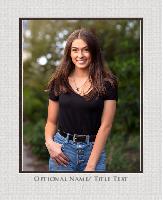 Single Matted Portrait Photo