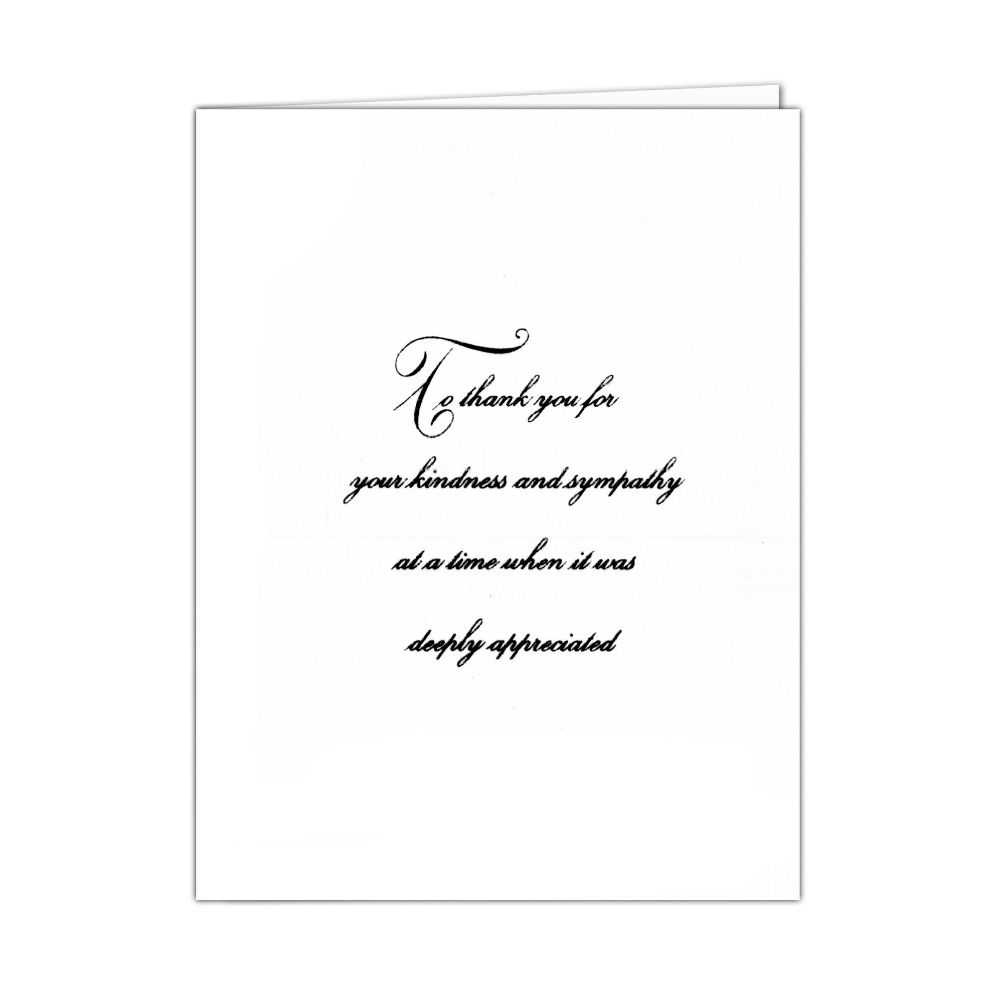 104 Acks - Formal Acks - Thermographic Raised Lettering