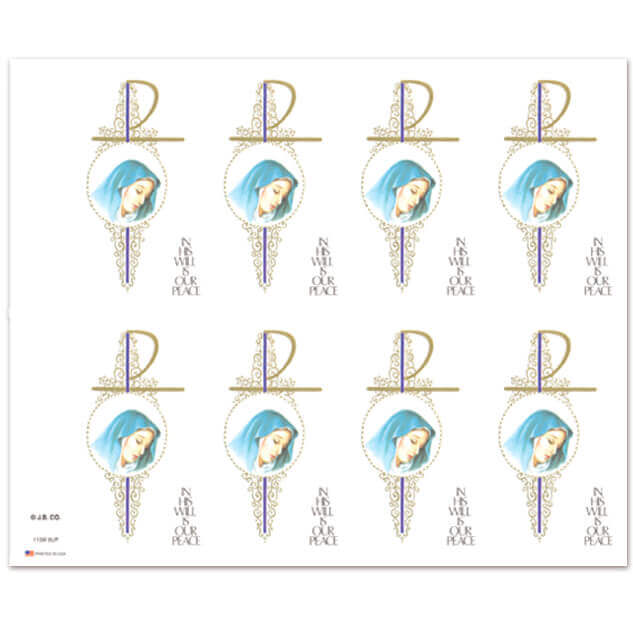 In His Will Is Our Peace 8-up Prayer Cards In His Will Is Our Peace 8-up Prayer Cards