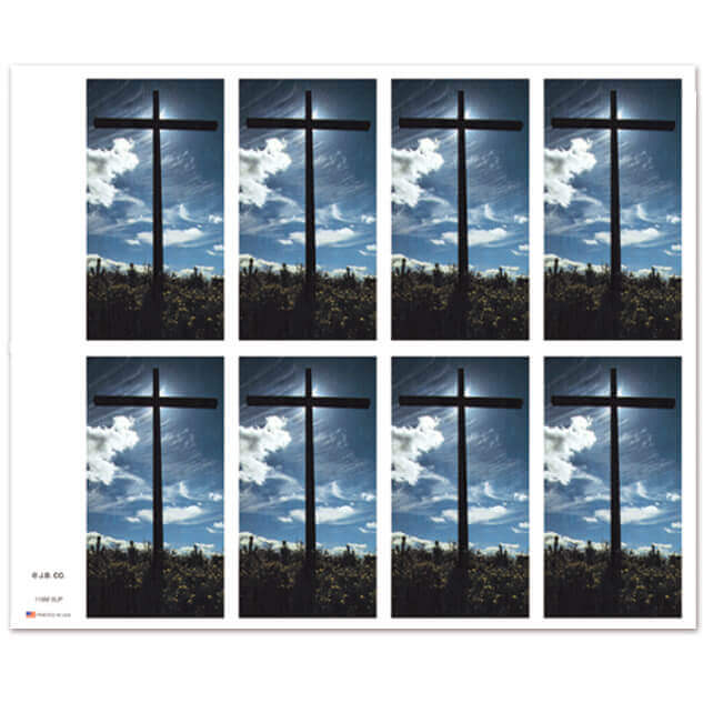 Peaceful Cross 8-up Prayer Cards Peaceful Cross 8-up Prayer Cards