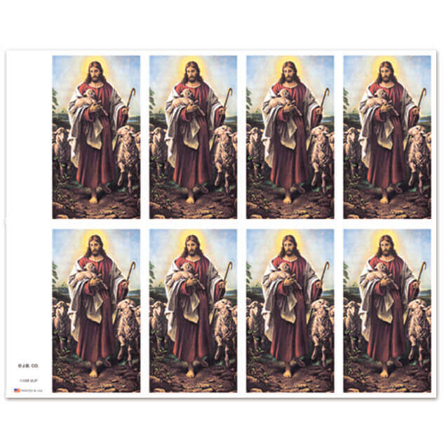 Good Shepherd 8-up Prayer Cards