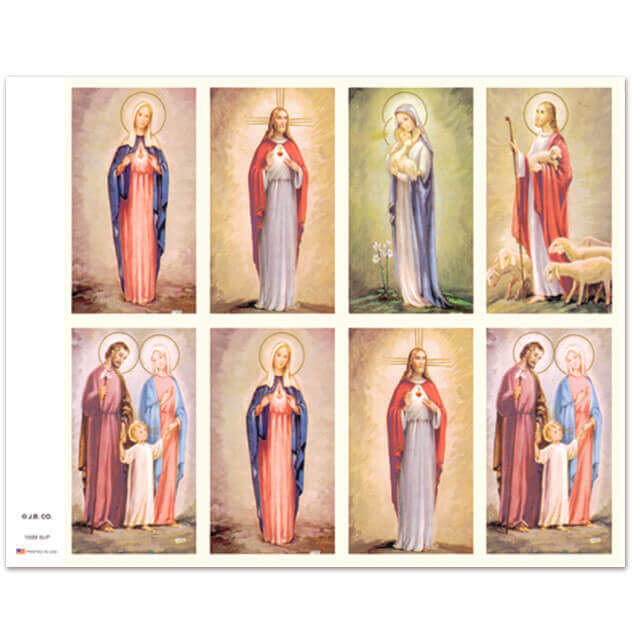 166M Assorted Subjects 8-up Prayer Cards 166M Assorted Subjects 8-up Prayer Cards