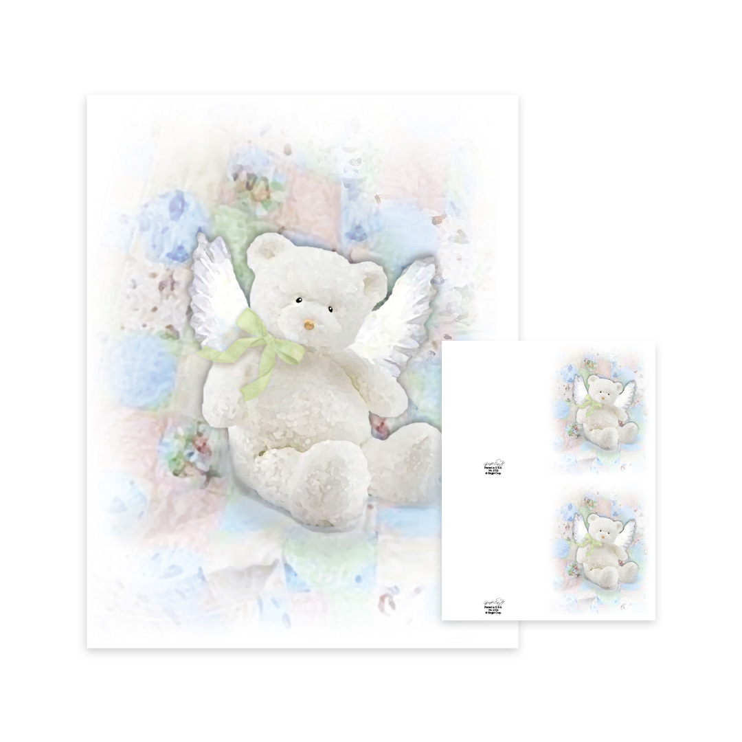 Angel Bear Memorial Folders