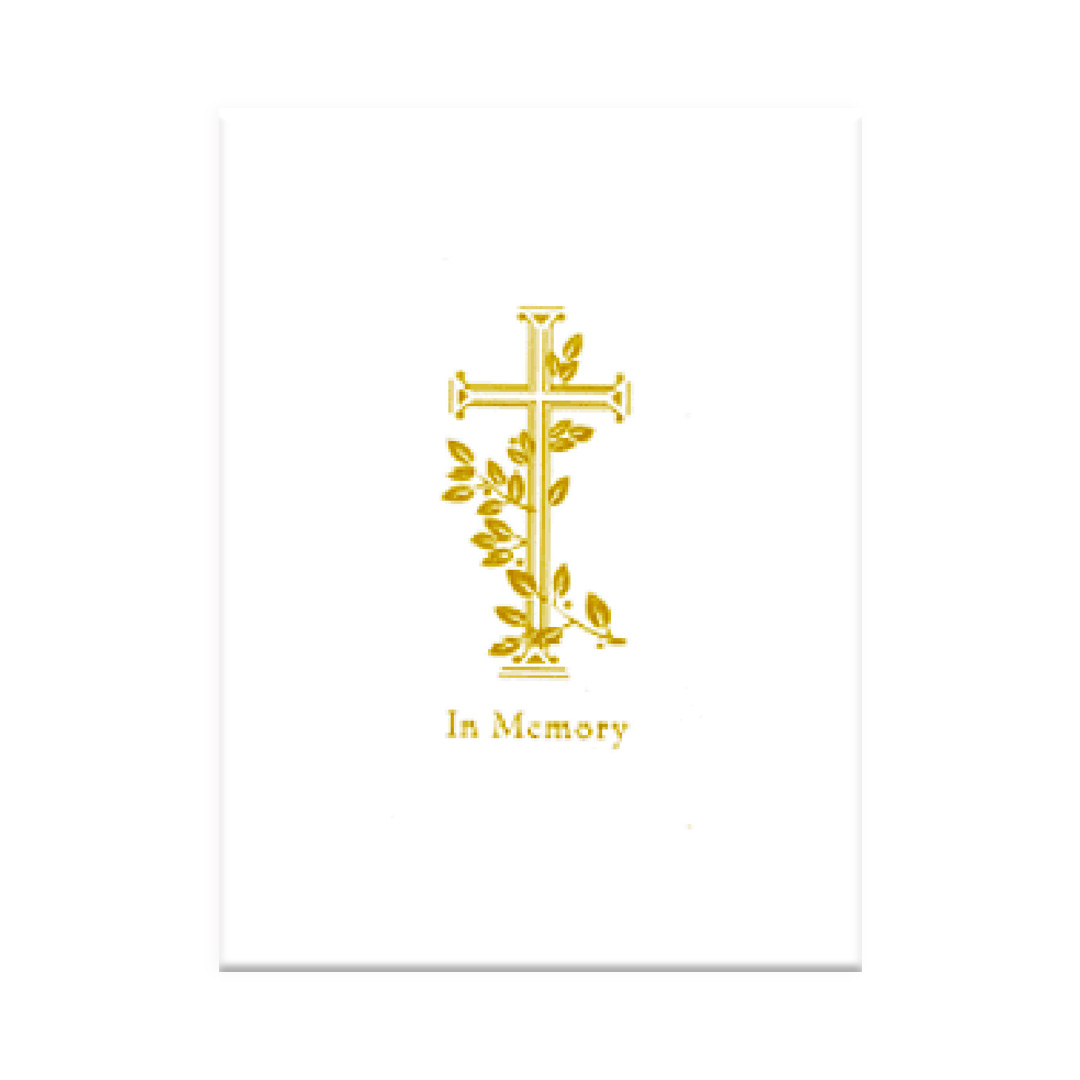 Gold Cross Register Book