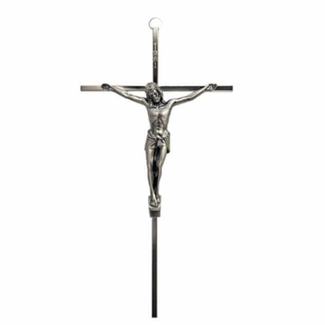 10" Silver Crucifix with Silver Corpus 10" Silver Crucifix with Silver Corpus