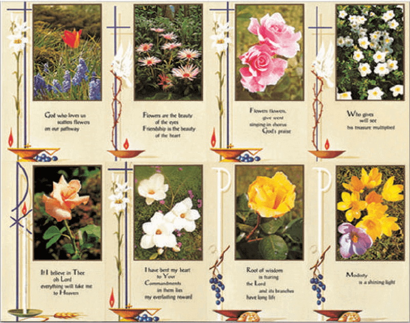 Garden 8-up Prayer Cards Garden 8-up Prayer Cards