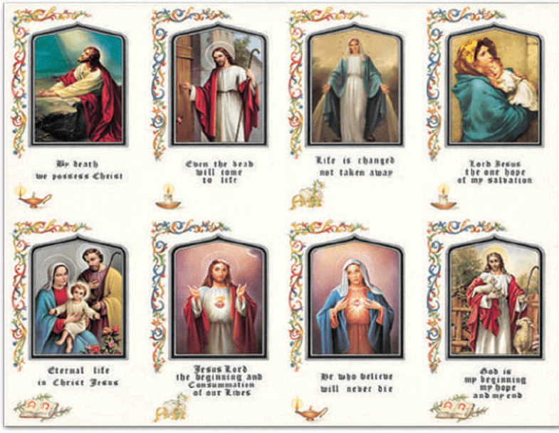 Immaculate 8-up Prayer Cards Immaculate 8-up Prayer Cards