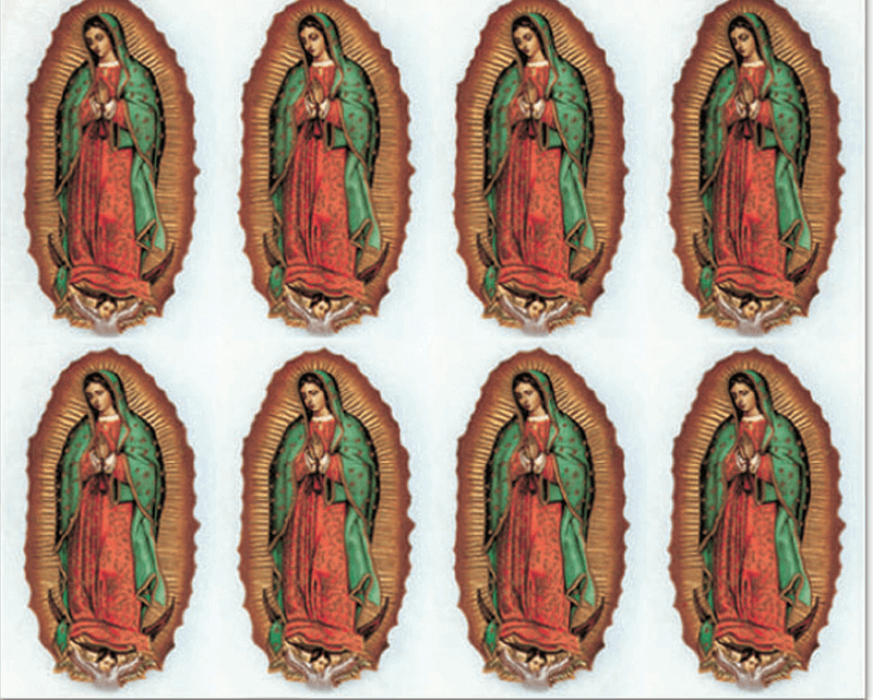 Our Lady of Guadalupe Series 3 8-up Prayer Cards Our Lady of Guadalupe Series 3 8-up Prayer Cards