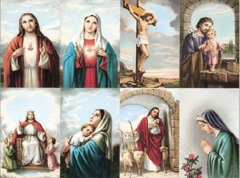 Reni 8-up Prayer Cards