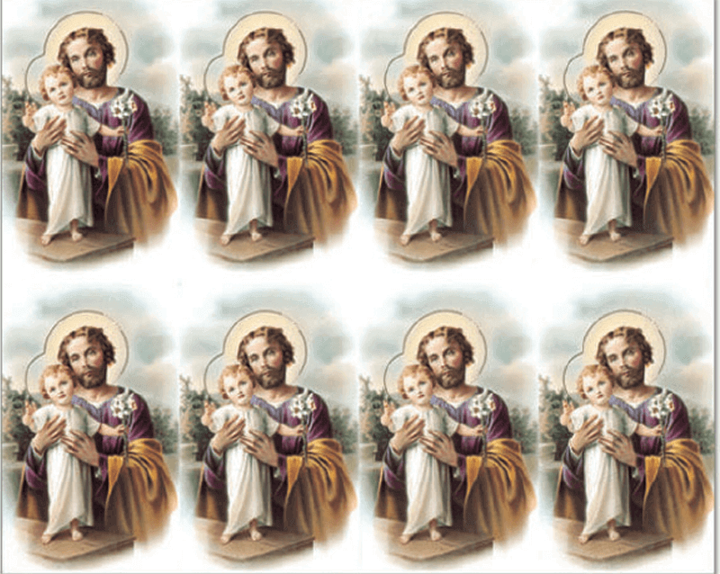 St. Joseph 8-up Prayer Cards St. Joseph 8-up Prayer Cards