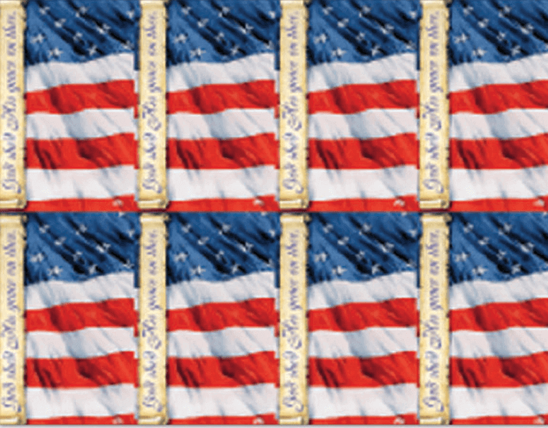 Star Spangled Banner 8-up Prayer Cards Star Spangled Banner 8-up Prayer Cards