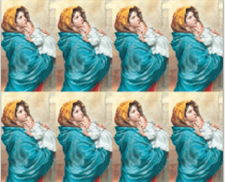 Madonna of the Street 8-up Prayer Cards