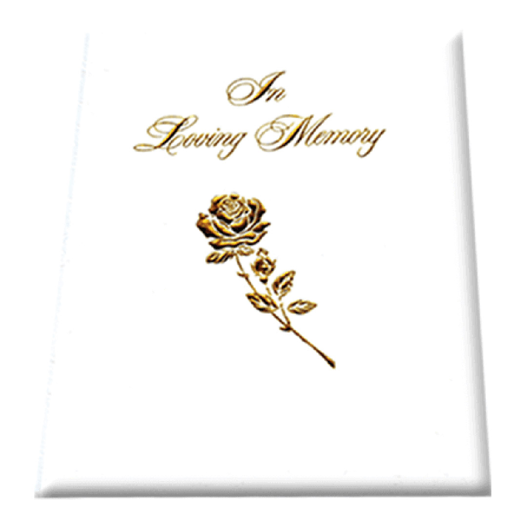 26PC Gold Rose 16-Ring Register Book