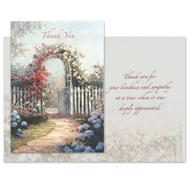 Rose Arbor Acknowledgment