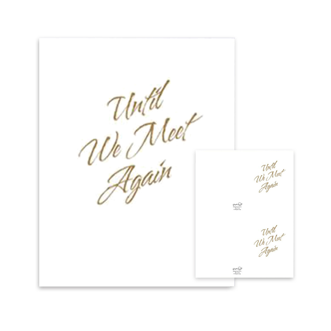 Until We Meet Again Memorial Folders