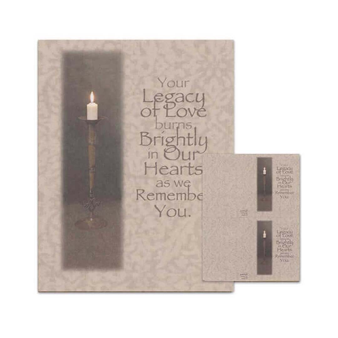 Candlelight Memorial Folders