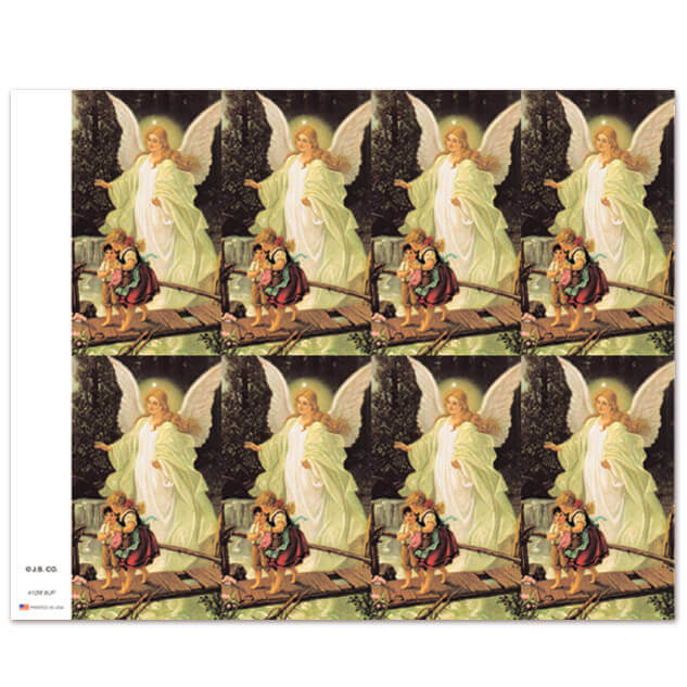 Guardian Angel 8-up Prayer Cards Guardian Angel 8-up Prayer Cards