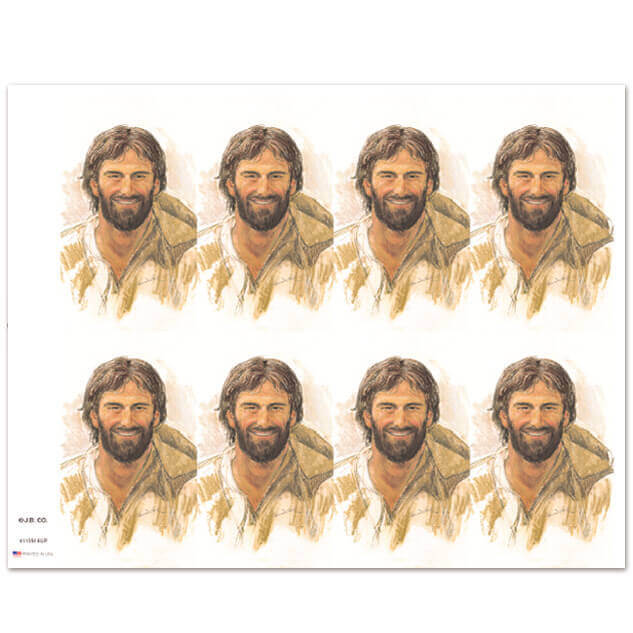 Head of Christ 8-up Prayer Cards Head of Christ 8-up Prayer Cards