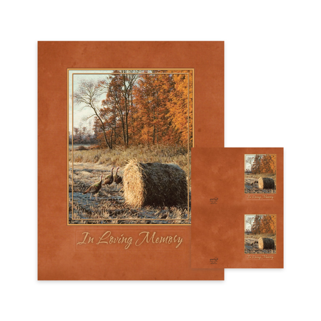 Autumn Sunrise Memorial Folders Autumn Sunrise Memorial Folders
