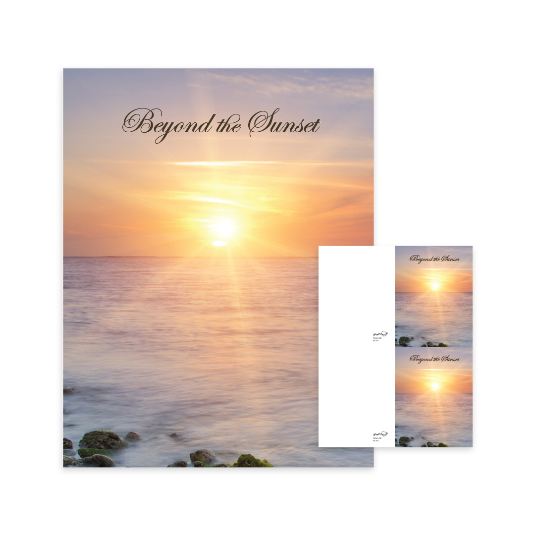 Beyond the Sunset Memorial Folders