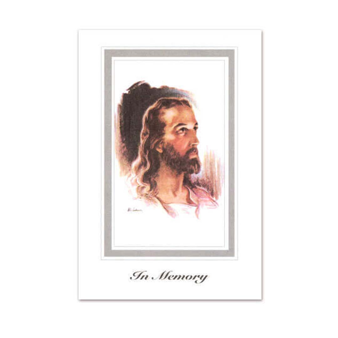 Head of Christ Mid-Size Memorial Folders