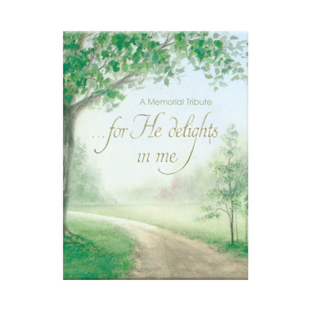 He Delights in Me Register Book