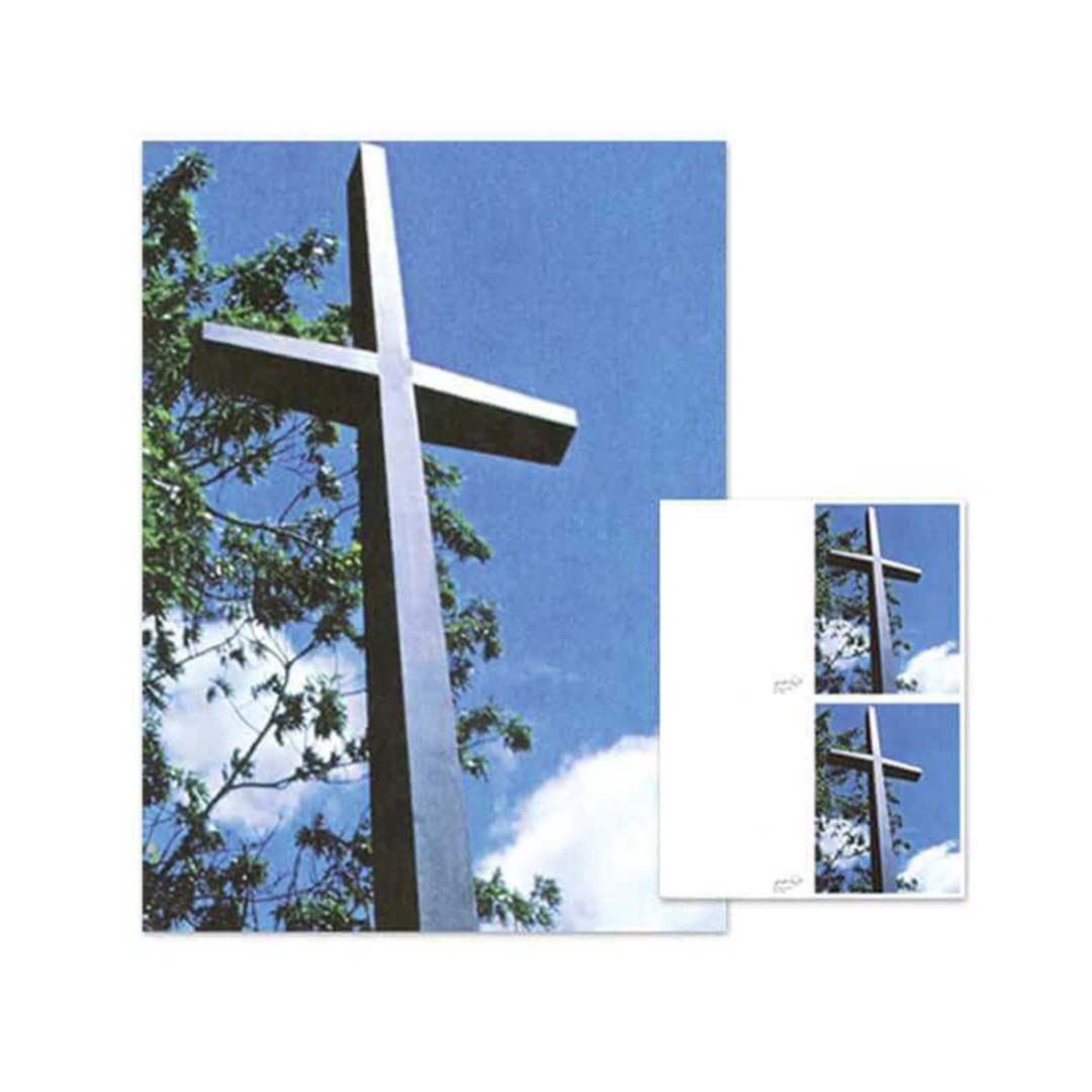 Blue Sky Cross Memorial Folders