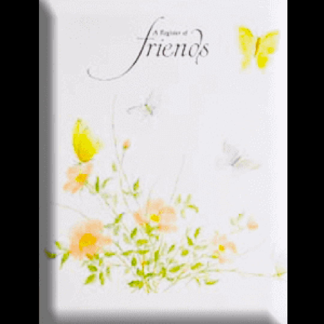 Butterflies 16-Ring Register Book