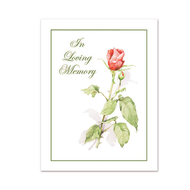 Classic Rose Memorial Folders