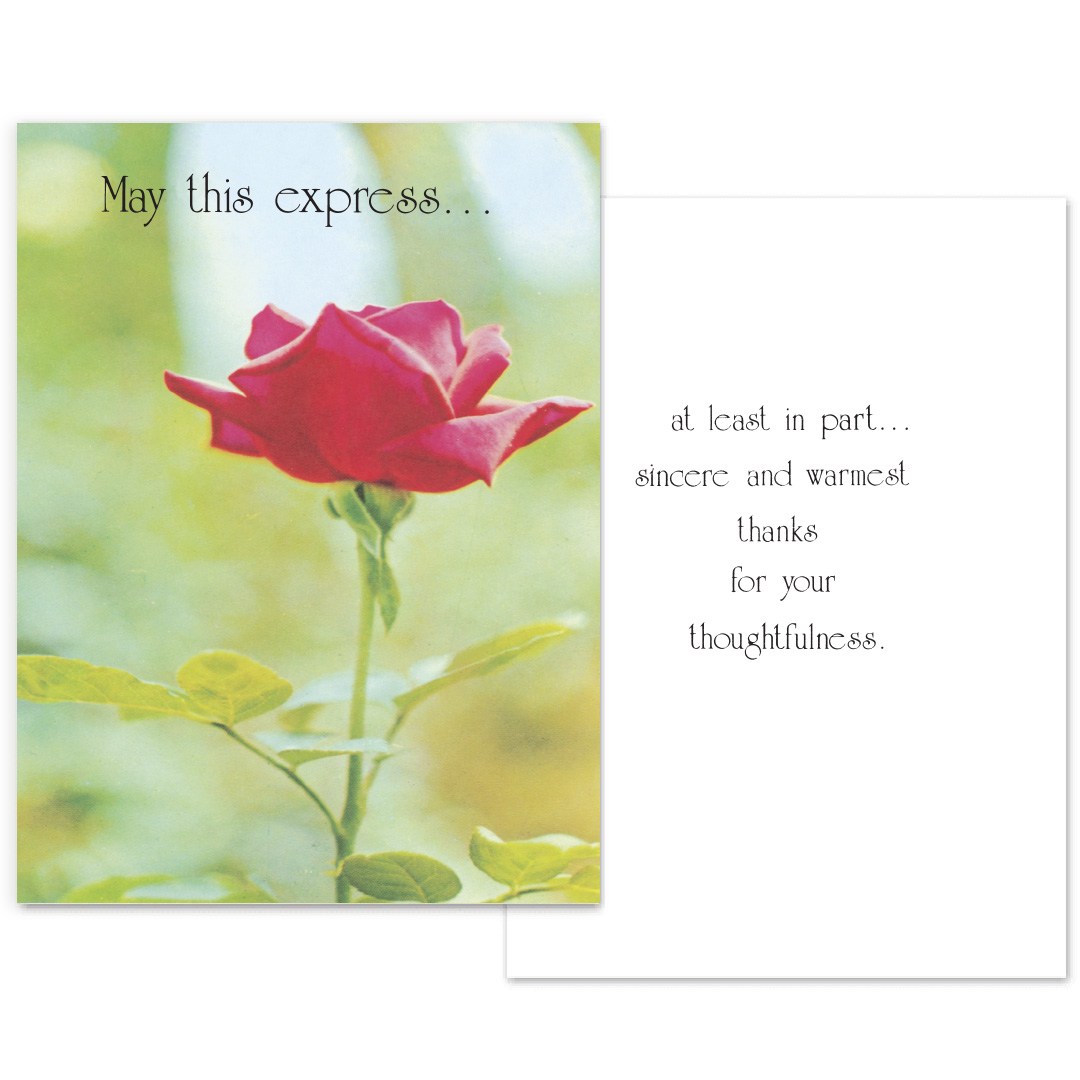 Red Rose Acknowledgment Red Rose Acknowledgment