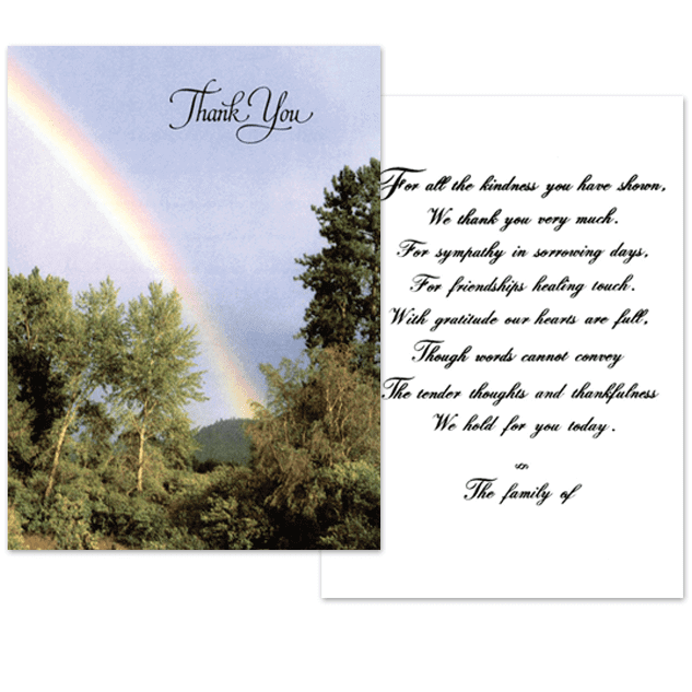 Rainbow Acknowledgment