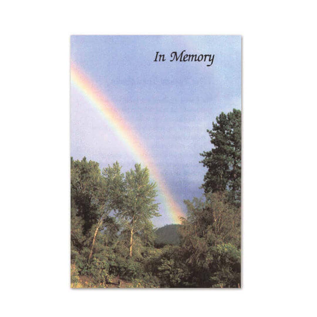 Rainbow Mid-Size Memorial Folders