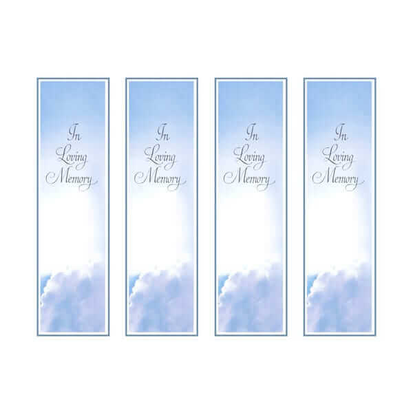 Fluffy Clouds Bookmark