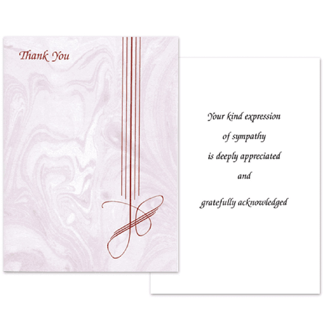 New Traditions (Mauve) Acknowledgment