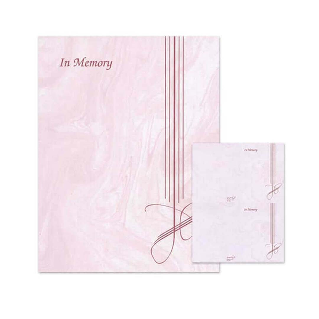 New Traditions (Maroon) Memorial Folders