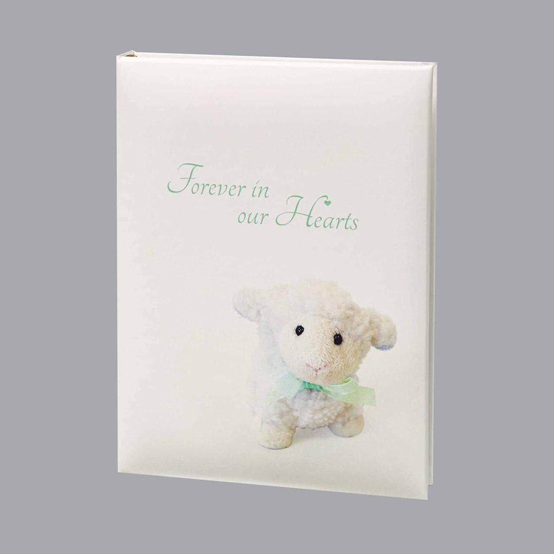 Forever in Our Hearts (Lamb) Register Book