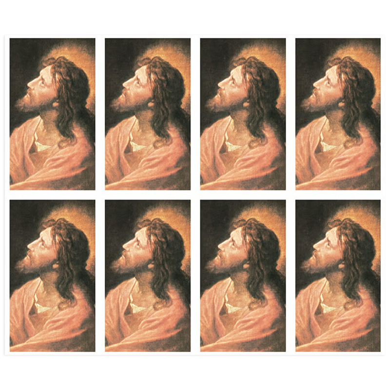 Head of Christ 8-up Prayer Cards Head of Christ 8-up Prayer Cards