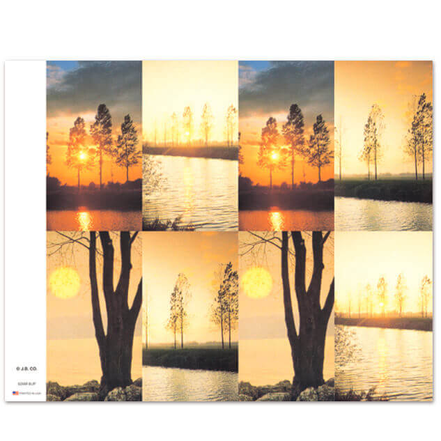 Sunsets 8-up Prayer Cards