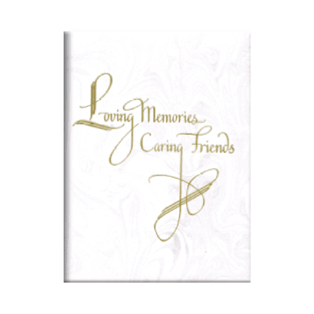 Loving Memories Caring Friends - Mauve Swirl Register Book Loving Memories Caring Friends - Mauve Swirl Register Book
