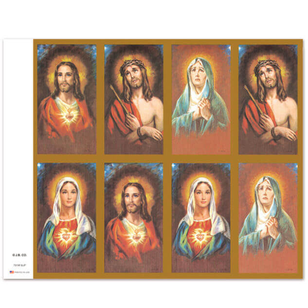701M Assorted Subjects 8-up Prayer Cards 701M Assorted Subjects 8-up Prayer Cards
