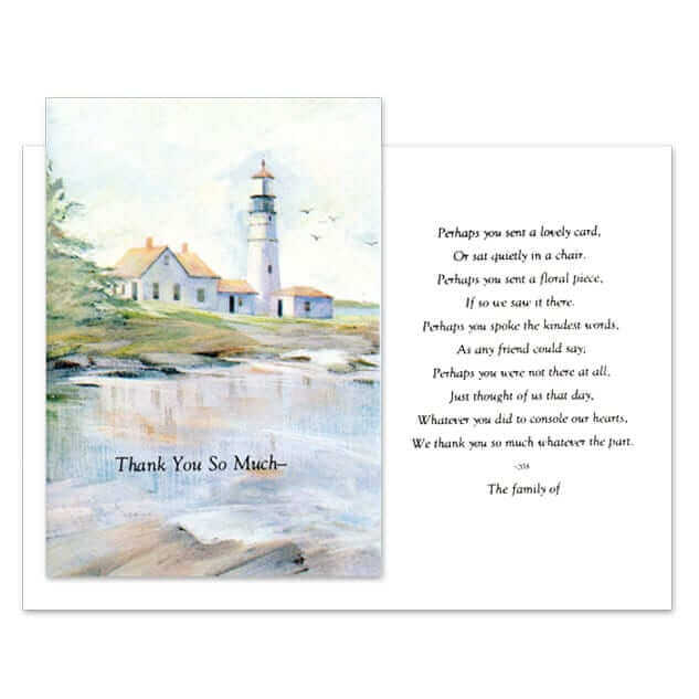 Lighthouse Acknowledgment