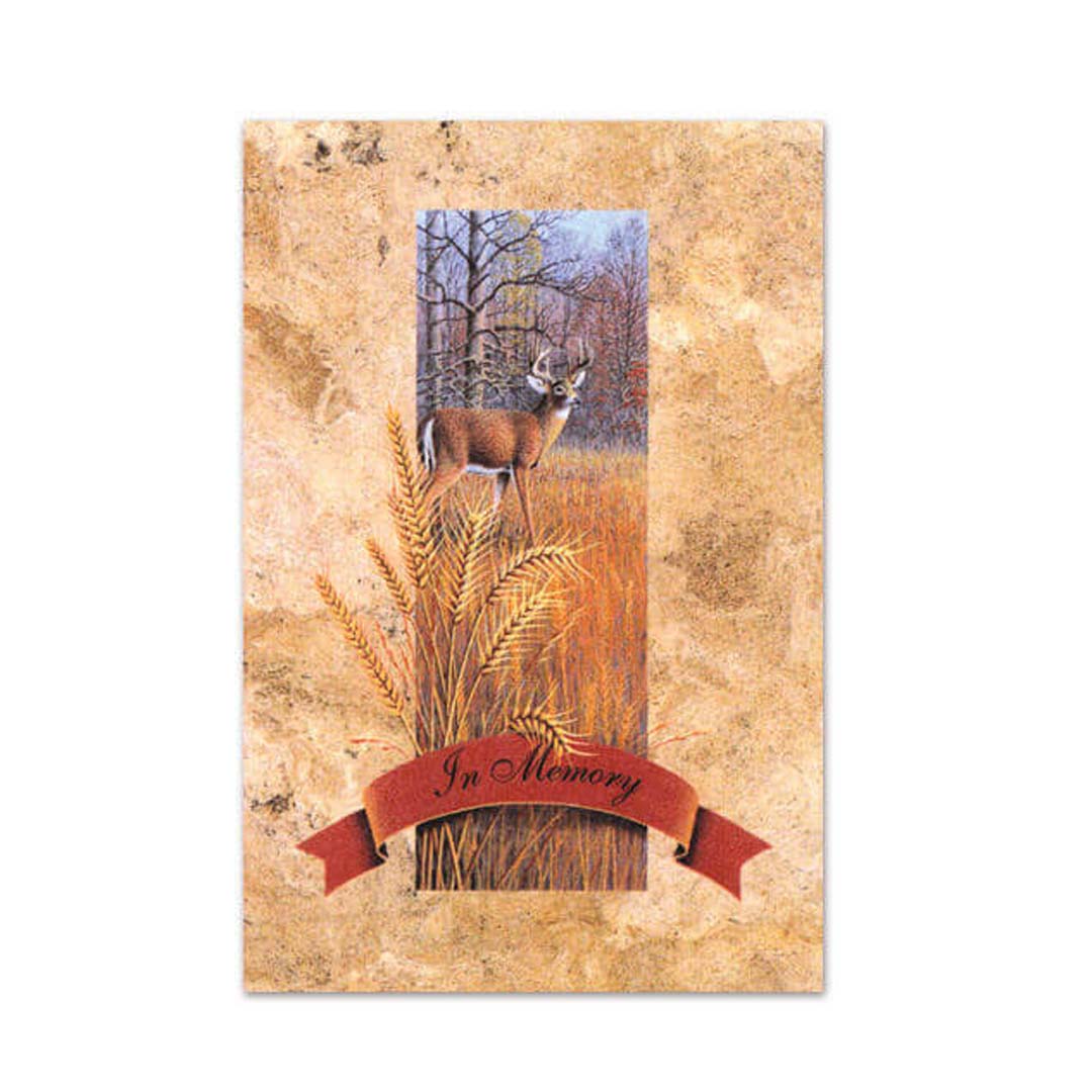 Deer Mid-Size Memorial Folders Deer Mid-Size Memorial Folders